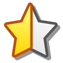 toolbar - document rating half
